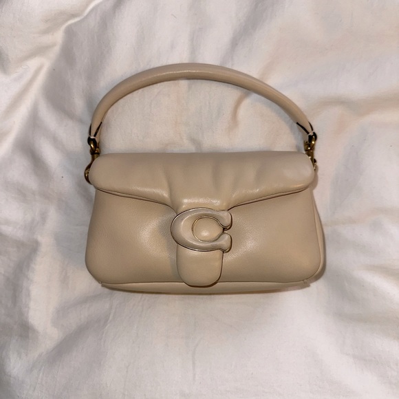 Coach Handbags - COACH Ivory Pillow Tabby 18 Shoulder Bag